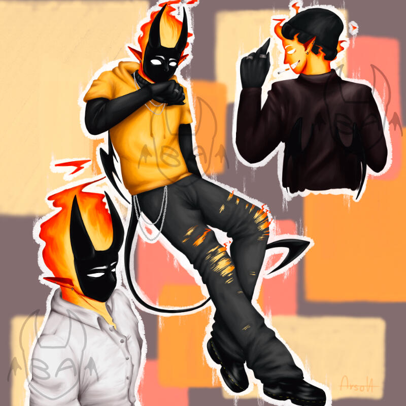 full body with shading + 2 busts (~110€)