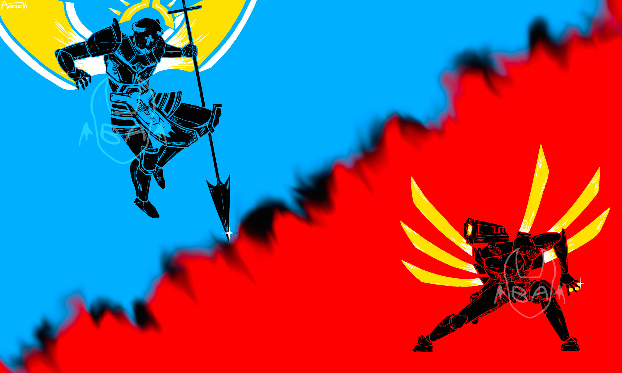 full body line art + 2 characters (~70€)