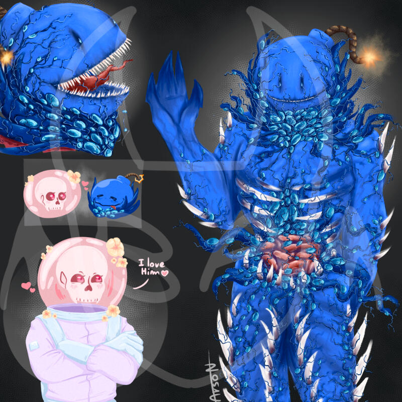 character design with shading (~60€)